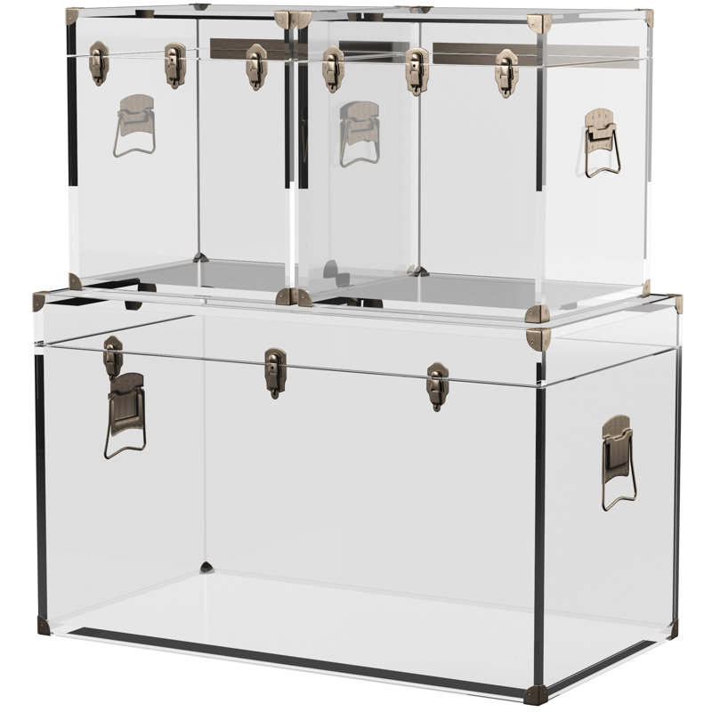 Mercury Row Wensley 3 Piece Acrylic Trunk Set & Reviews Wayfair.ca